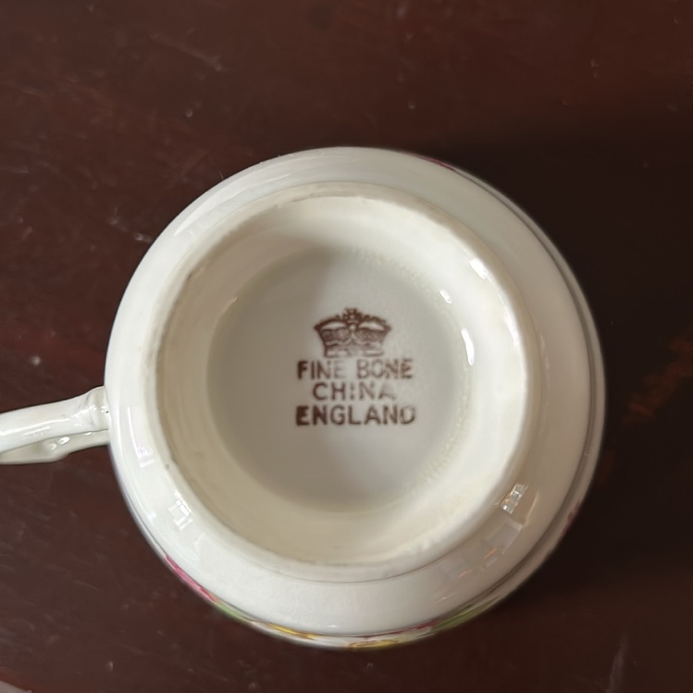 Viintage Rosina Bone China Tea Cup and Saucer - Picture 8 of 10